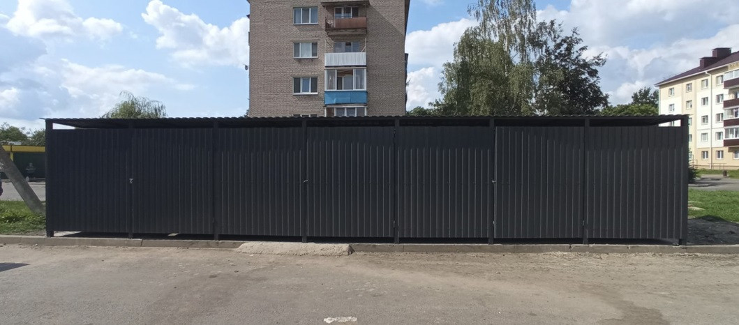 Ограждение контейнеров с электромагнитным замком, фото 1