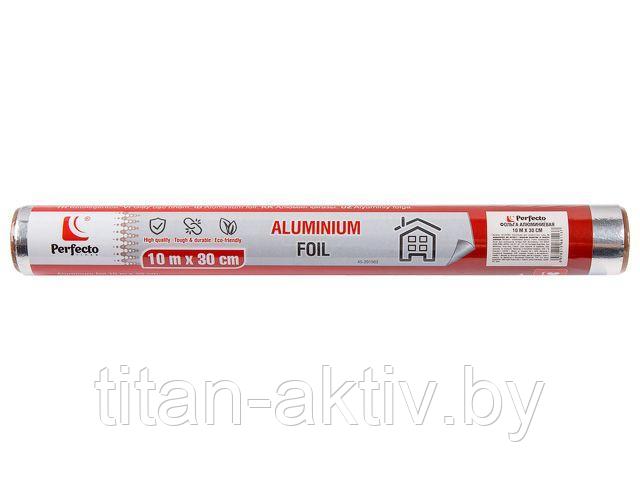 Фольга алюминиевая 10 м х 30 см, PERFECTO LINEA (100% качество. Длина 10 м, ширина 30 см, плотность - фото 1 - id-p222401558