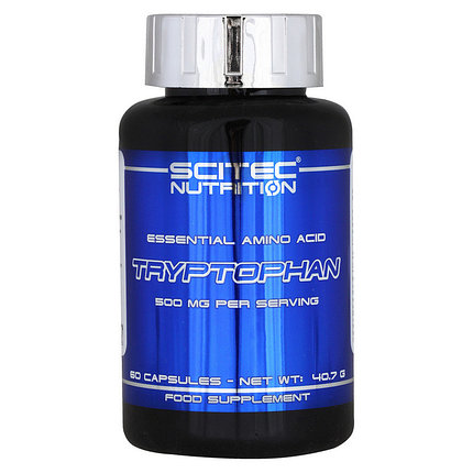 Аминокислоты и BCAA Scitec Nutrition Tryptophan 60 капс, фото 2