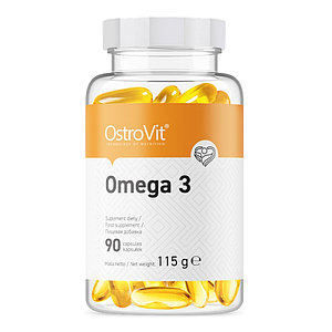 Витамины, минералы и жирные кислоты OstroVit Omega 3 90 капс