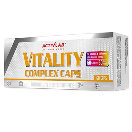 Витамины, минералы и жирные кислоты ActivLAB Vitality Complex 60 капс, фото 2