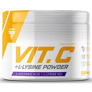 Витамины, минералы и жирные кислоты TREC NUTRITION Vit C + Lysine 300 г