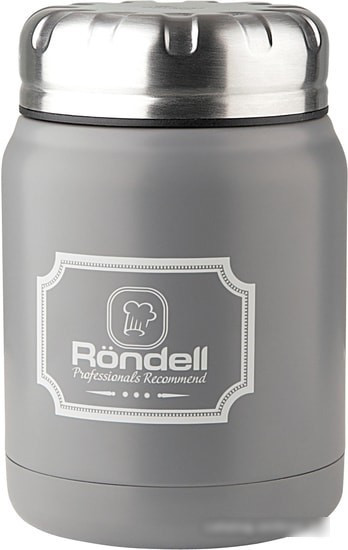 Термос для еды Rondell RDS-943 0.5л (серый) - фото 1 - id-p222425514