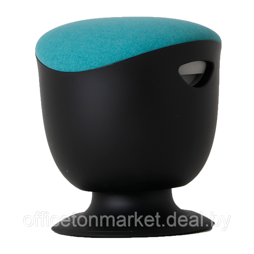 Стул для активного сиденья "Tulip", пластик, черный, голубой - фото 1 - id-p220750716