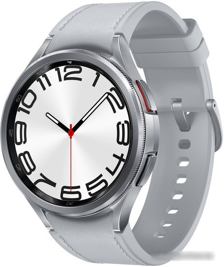 Умные часы Samsung Galaxy Watch6 Classic 47 мм (серебристый) - фото 1 - id-p222425745