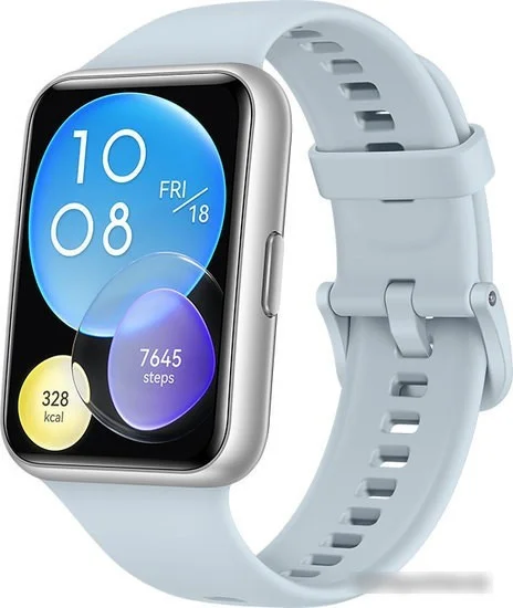 Умные часы Huawei Watch FIT 2 Active международная версия (серо-голубой) - фото 1 - id-p222425752