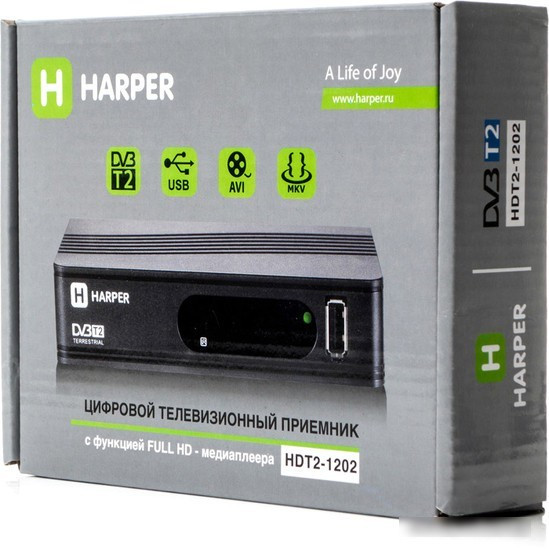 Приемник цифрового ТВ Harper HDT2-1202 - фото 5 - id-p222425804