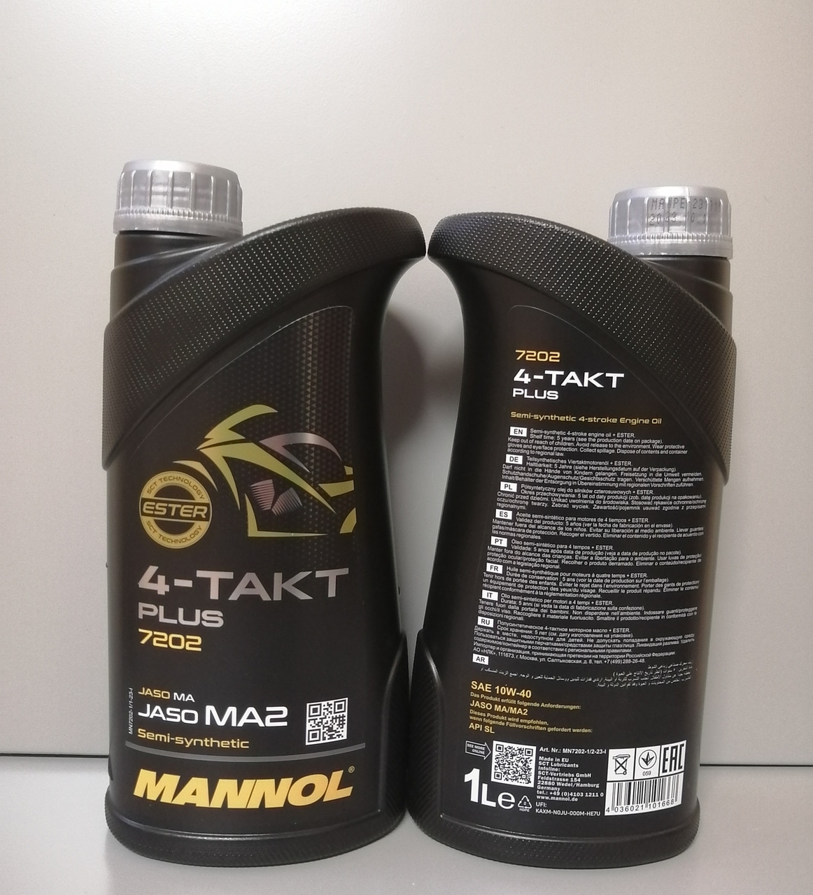 4-Takt Plus 10W40 MANNOL 7202 полусинтетика, 1л MOTO 95753 - фото 3 - id-p74190941
