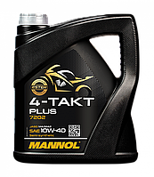 4-Takt Plus 10W40 MANNOL 7202 полусинтетика, 4л MOTO 54881