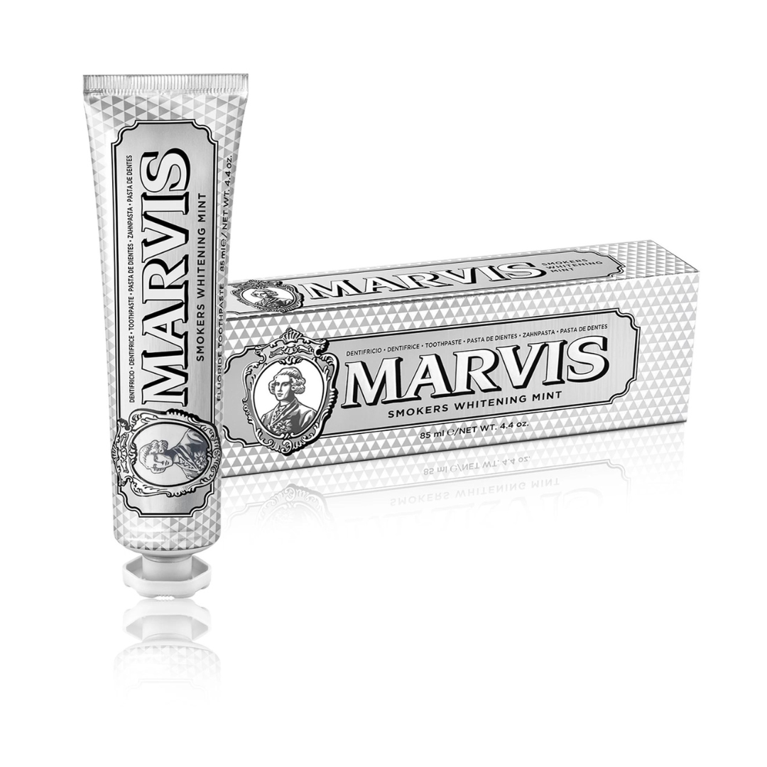 Зубная паста Отбеливающая Мята Антитабак Marvis Smokers Whitening Mint - фото 2 - id-p222427170