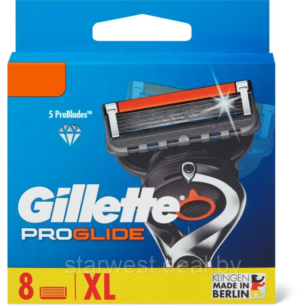 Gillette Fusion 5 Proglide 8 шт. Мужские сменные кассеты / лезвия для бритья - фото 2 - id-p222427649