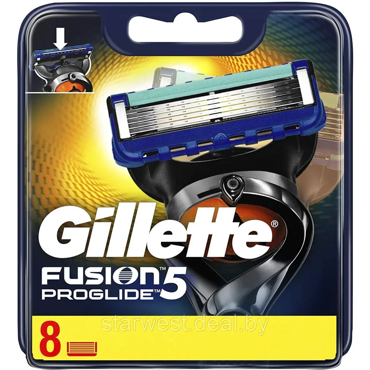 Gillette Fusion 5 Proglide 8 шт. Мужские сменные кассеты / лезвия для бритья - фото 4 - id-p222427649