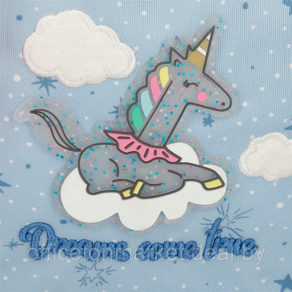 Рюкзак школьный Enso "Dreams come true", L, голубой, розовый - фото 7 - id-p218080010