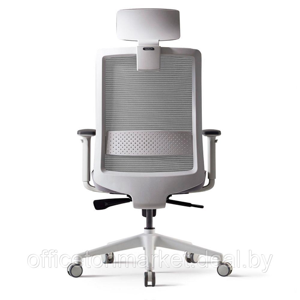 Кресло для руководителя BESTUHL "S30", сетка, ткань, пластик, серый - фото 4 - id-p220129756