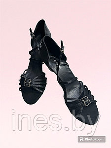 Туфли танцевальные латина черные