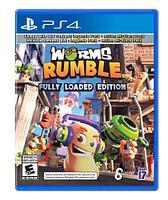 PS4 Уценённый диск обменный фонд Игра Worms Rumble для PlayStation 4 / Вормс Румбл ПС4