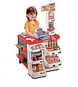 Детский игровой супермаркет 668-02 с корзинкой,касса,продукты,звук, фото 3