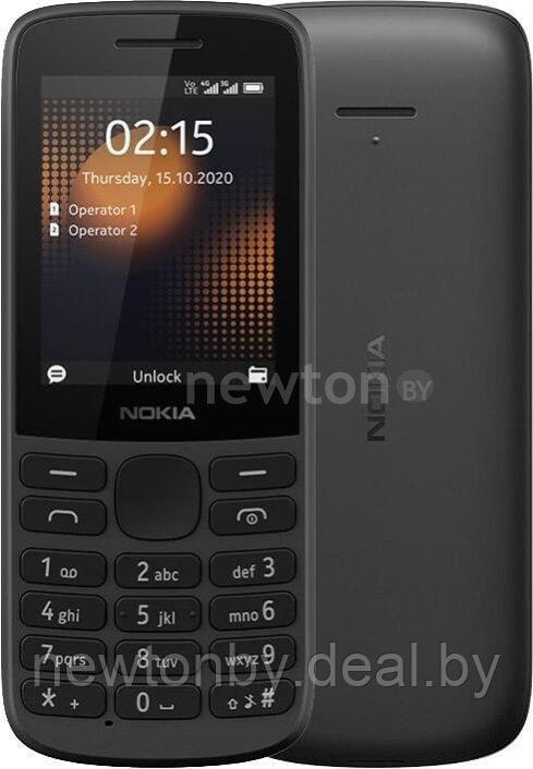 Кнопочный телефон Nokia 215 4G TA-1272 (черный) - фото 1 - id-p222434108