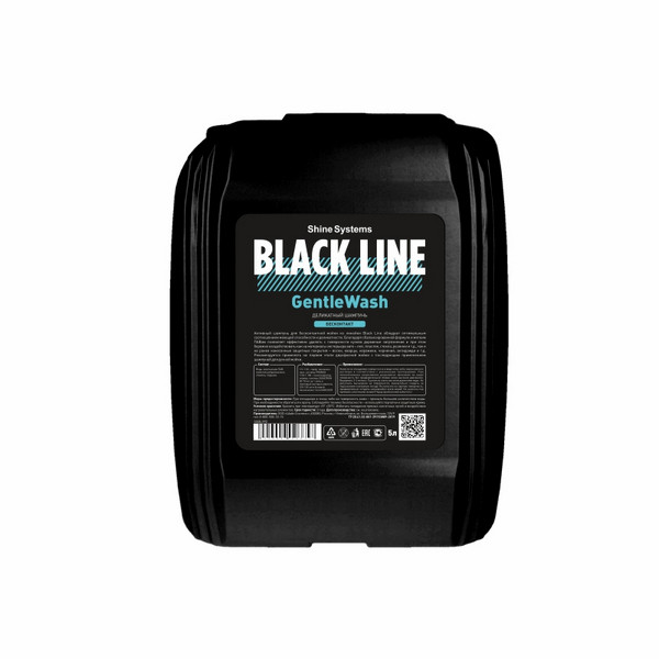 Black Line GentleWash - деликатный шампунь для бесконтактной мойки Shine Systems, 5 л - фото 1 - id-p222434219