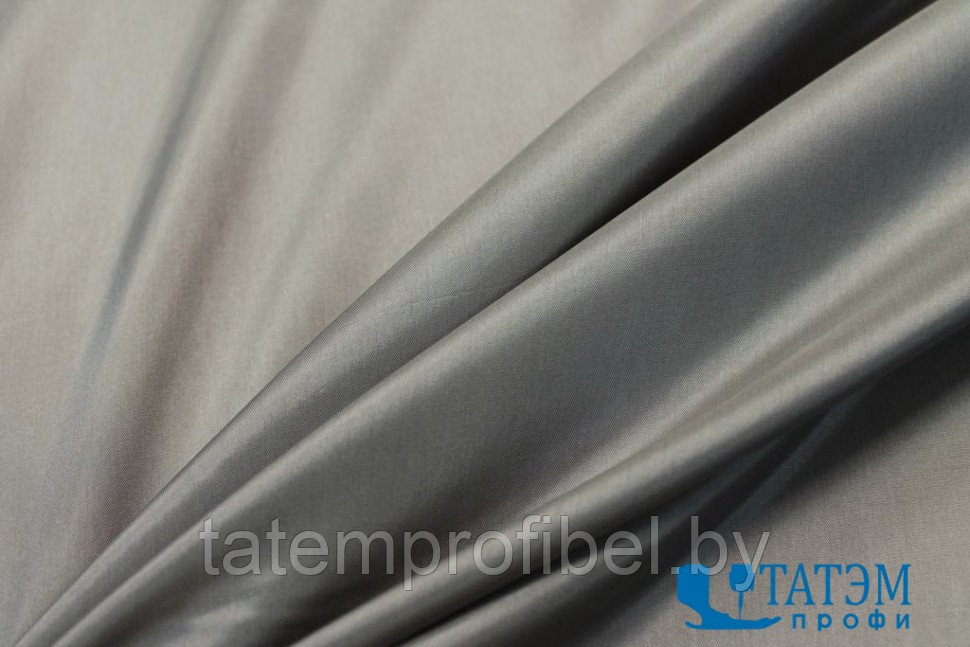 Подкладочная ткань 190Т СУПЕР шир. 150 см, св. серый №16-3801TPX