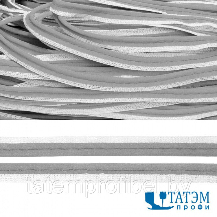 Кант СВ, 11 мм, арт. Т202 пэ 100% серый, 100 м, КНР