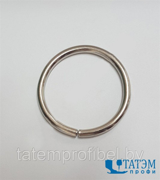 Кольцо 50 мм (сталь 3 мм) никель, упак 200 шт