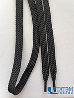 Шнурок обувной 8 мм (100 см), черный
