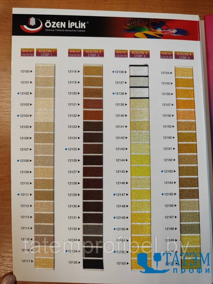 Карта цветов вышивальных ниток Ozn-soft - фото 2 - id-p222440047
