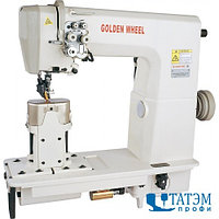 Двухигольная швейная колонковая машина Golden Wheel CSA-6112D-BFT (комплект)