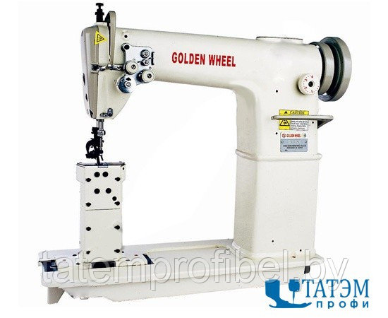 Двухигольная швейная колонковая машина Golden Wheel CS-820 (комплект)