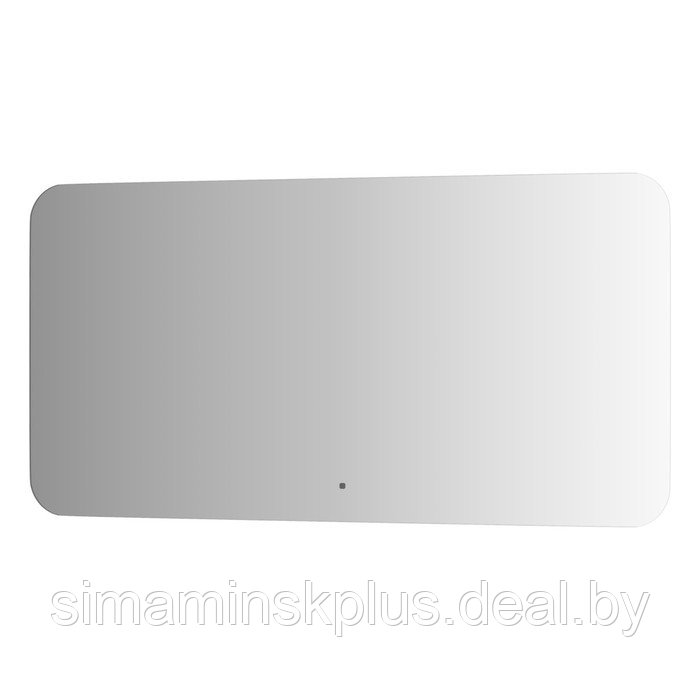 Зеркало с LED-подсветкой 34 Вт, 120x60 см, ИК - выключатель, нейтральный белый свет - фото 1 - id-p222442148