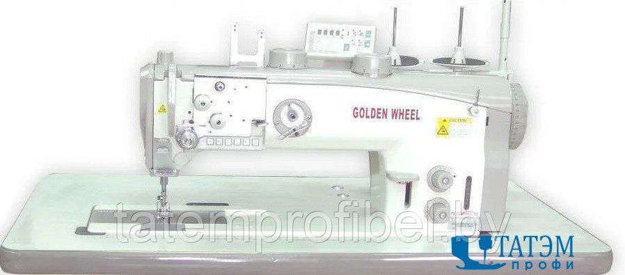 Промышленная швейная машина Golden Wheel CSU-8672-BFT/LL-AB (комплект) - фото 1 - id-p222441653