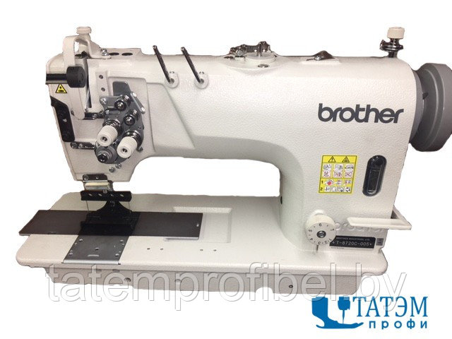 Двухигольная промышленная швейная машина Brother T-8720C (комплект) - фото 1 - id-p222441690
