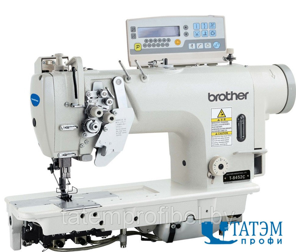 Двухигольная промышленная швейная машина Brother T-8452C (комплект) - фото 1 - id-p222441691