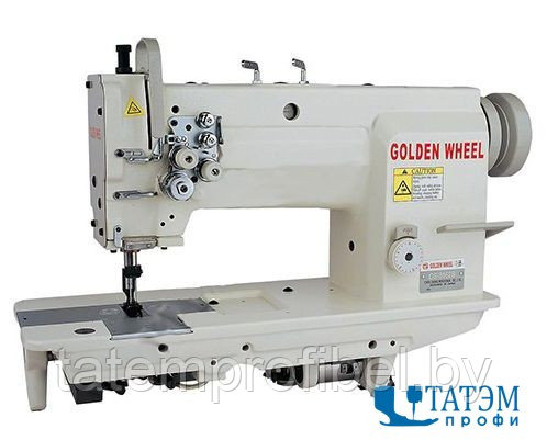 Двухигольная машина челночного стежка Golden Wheel CS-8172 (комплект) - фото 1 - id-p222441702