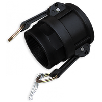 Соединитель KAMLOK Тип D, адаптер с эксцентриковыми зажимами и внутренней резьбой 3" (76мм), полипропилен
