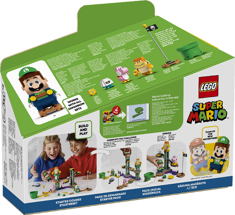 Lego Super Mario 71387 Стартовый набор «Приключения вместе с Луиджи» - фото 3 - id-p222444849