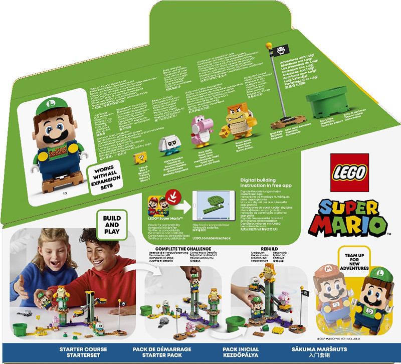 Lego Super Mario 71387 Стартовый набор «Приключения вместе с Луиджи» - фото 6 - id-p222444849