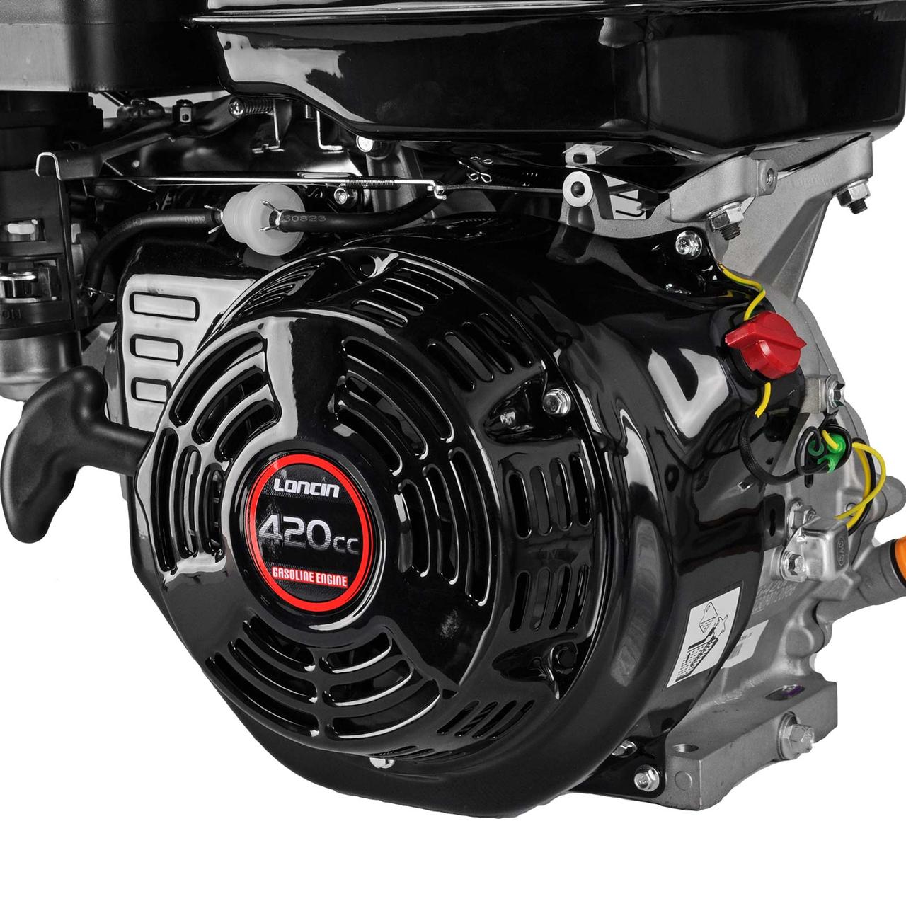 Двигатель бензиновый LONCIN G420F (15.0 л.с., 25*35 мм, ШЛИЦ) - фото 5 - id-p222445219