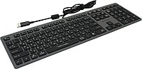 Клавиатура A4Tech Fstyler FX60H серый USB slim LED (FX60H GREY/NEON)