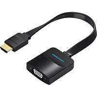 Мультимедиа конвертер Vention HDMI VGA + аудио, гибкий, плоский