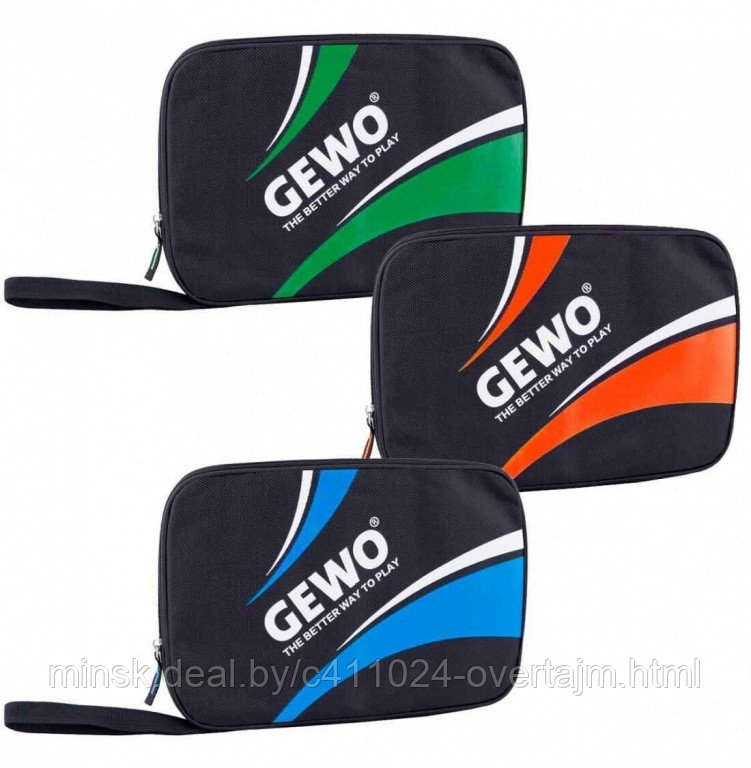 Чехол GEWO Single Wallet Master прямоугольный для одной ракетки настольного тенниса (красный)
