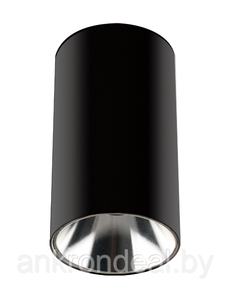 Светильник светодиодный накладной PDL-R 14080 GU10 черный/хром 230V IP20 Jazzway - фото 1 - id-p189667495