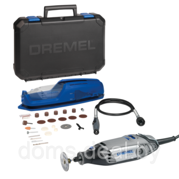 Многофункциональный инструмент DREMEL 3000JS (3000-1/25) (25 насадок + гибкий вал + улучшенный кейс со съемным - фото 1 - id-p222455501