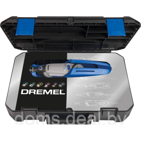 Многофункциональный инструмент DREMEL 3000JS (3000-1/25) (25 насадок + гибкий вал + улучшенный кейс со съемным - фото 2 - id-p222455501