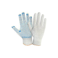 Рабочие перчатки трикотажные (белые) с ПВХ покрытием "точка" manufacturer Перчатки
