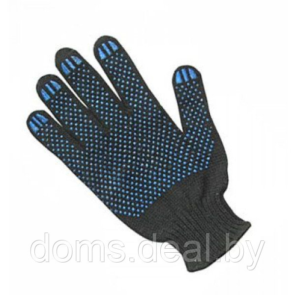 Рабочие перчатки трикотажные (черные) manufacturer Перчатки - фото 1 - id-p222455169