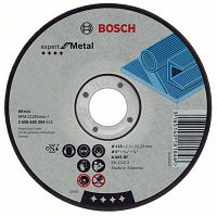 Отрезной круг, выпуклый, Expert for Metal Bosch Professional 180х3,0х22мм д/мет 2608600316