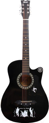 Акустическая гитара Jervis JG-382C/BK - фото 1 - id-p222489508