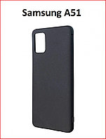 Чехол-накладка для Samsung Galaxy A51 SM-A515 (силикон) черный